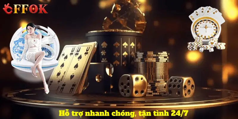 Hỗ trợ nhanh chóng, tận tình 24/7